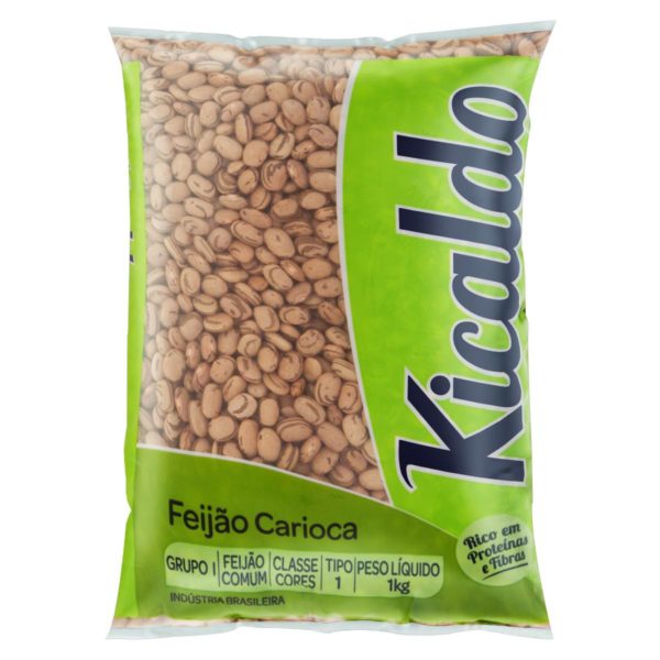Feijão Carioca Tipo 1 KICALDO Pacote 1kg